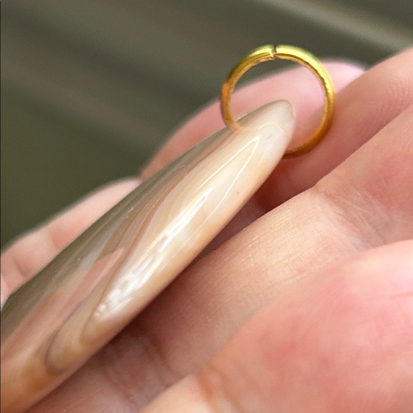 🖤Natural Agate stone Pendant - Picture 7 of 13